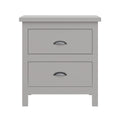 Versatile Solid Wood Night Stand, Bedside Table, End Table, Desk With Drawers For Living Room, Bedroom Gray Gray Solid Wood