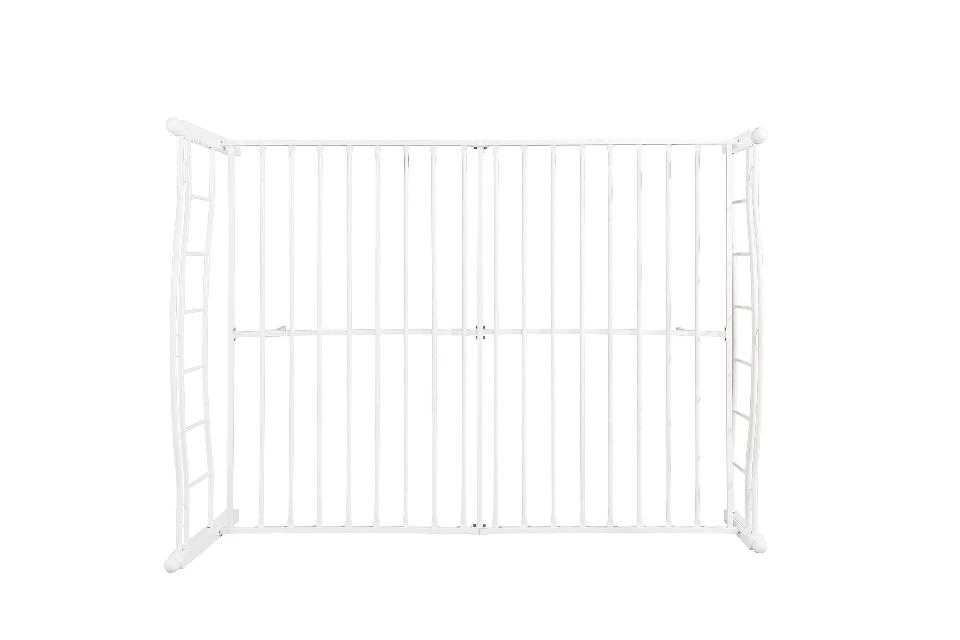 Queen Size Metal Bed Frame With Headboard And Footboard White White Metal