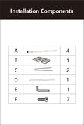 Store Level 1 Ladder To Secure Hangers Black Iron
