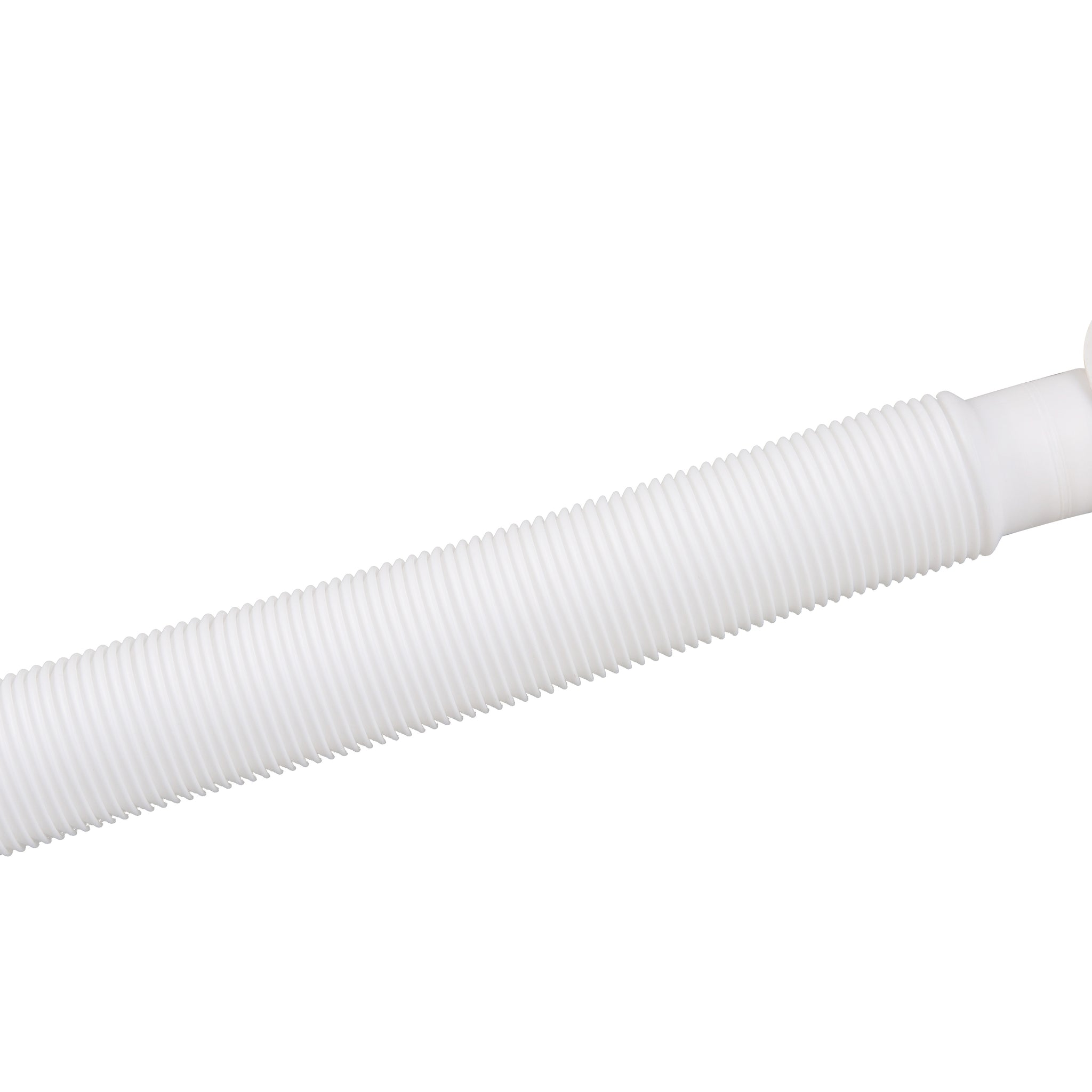 Solid Bathtub Drain Kit With Overflow 22S02P01 White Stainless Steel
