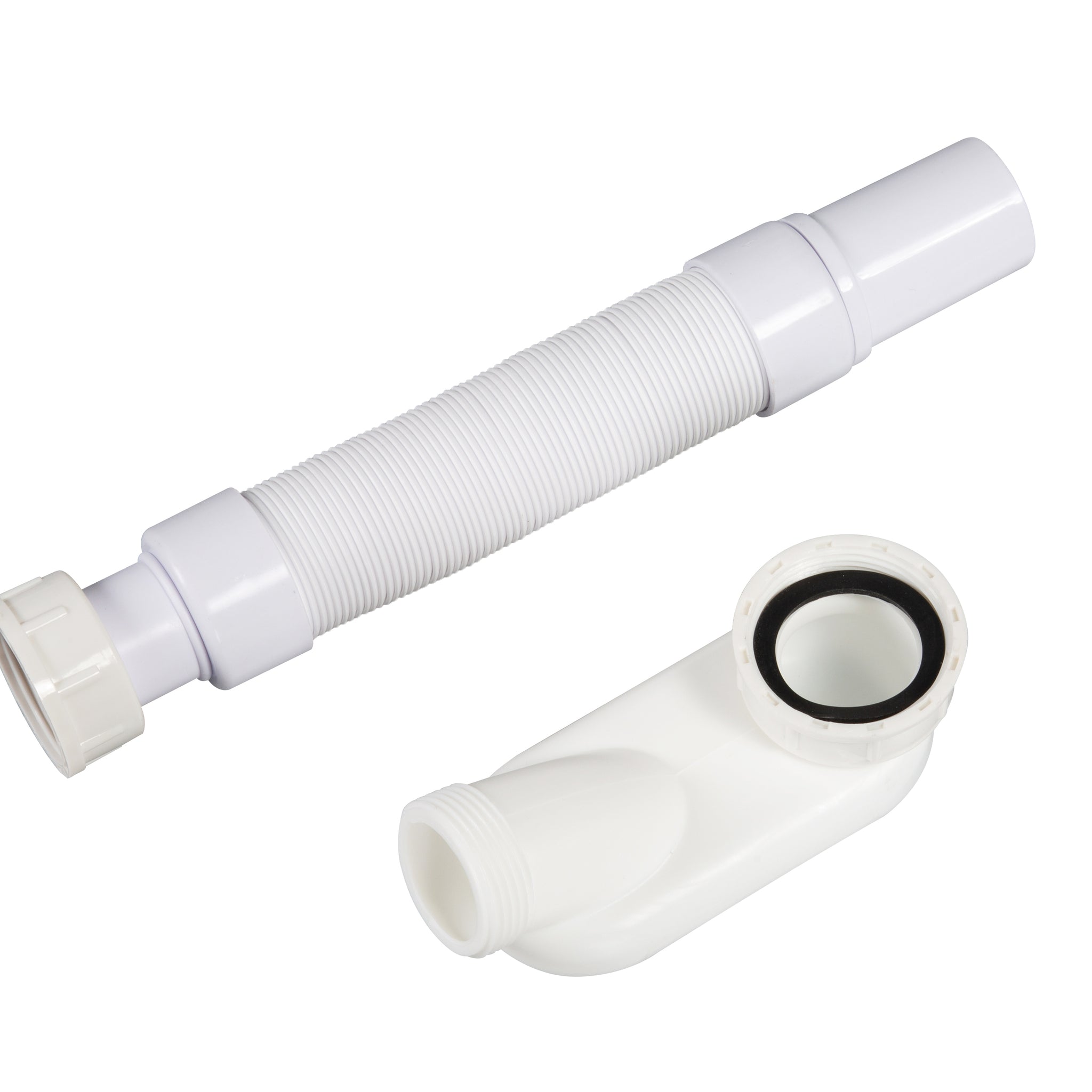 Acrylic Bathtub Drain Kit With Overflow 22A02P01 White Stainless Steel