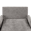 Mid Century Modern Velvet Accent Chair,Leisure Chair With Solid Wood And Thick Seat Cushion For Living Room,Bedroom,Studio,Grey Grey Foam Velvet