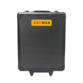 Black Hand Tool Box With 4 Layers Of Toolset And Wheels Black Plastic