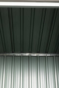 6Ft X 4Ft Outdoor Metal Storage Shed Grey Iron