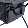 2 Piece Folding Outdoor Chair With Storage Bag, Portable Chair For Indoor, Outdoor Camping, Picnics And Fishing,Grey Gray Steel