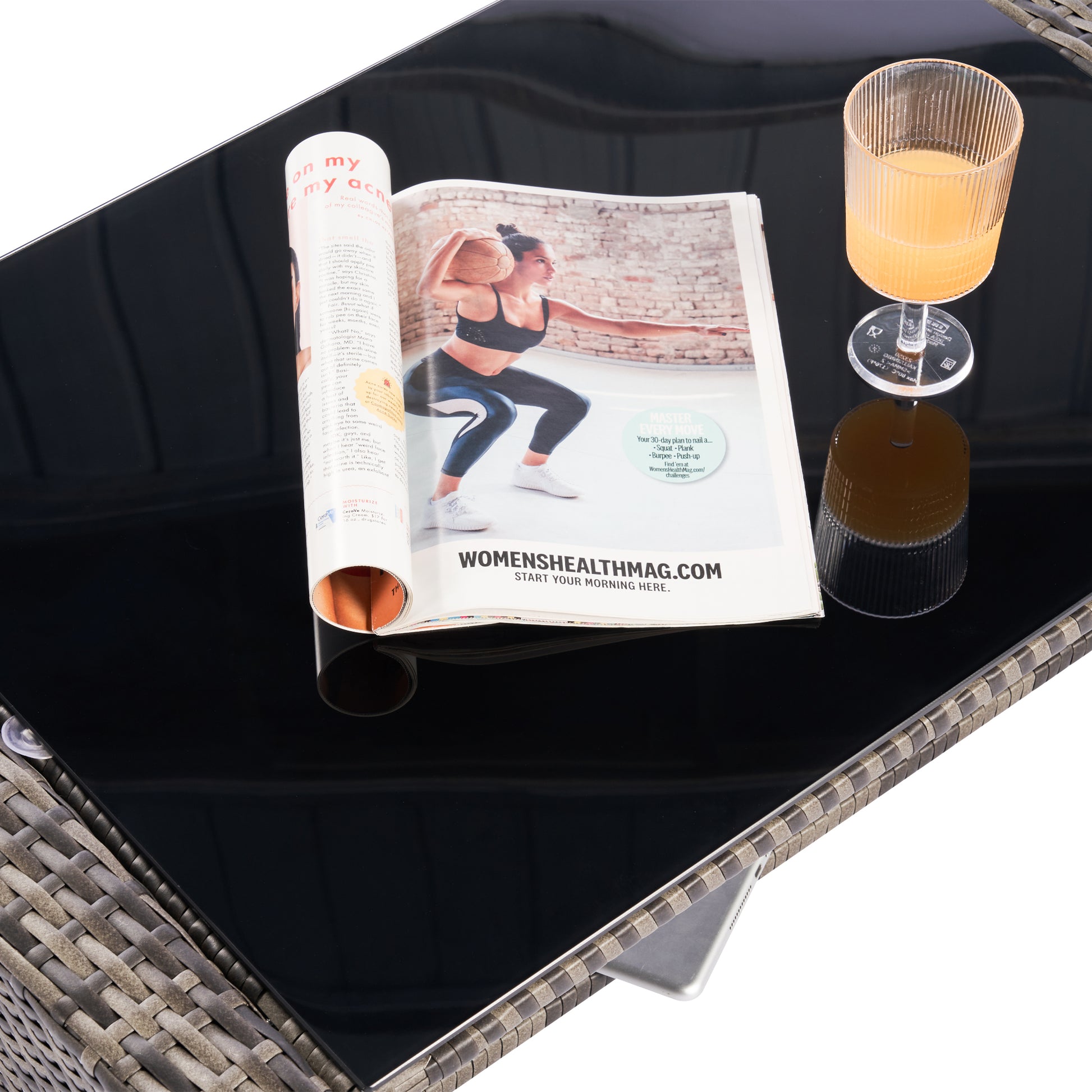 4 Pieces Outdoor Patio Furniture Sets Garden Rattan Chair Wicker Set, Poolside Lawn Chairs With Tempered Glass Coffee Table Porch Furniture, Gray Rattan Sand Color Cushion Yes Complete Patio Set Dark Gray Water Resistant Frame Water Resistant Cushion