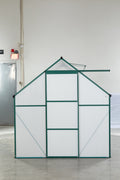Green 6 X 8 Ft Outdoor Patio Greenhouse Green Aluminum