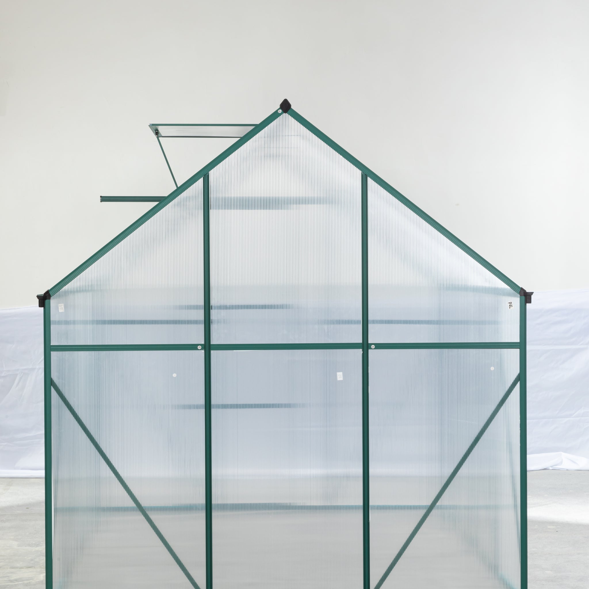 Green 6 X 8 Ft Outdoor Patio Greenhouse Green Aluminum