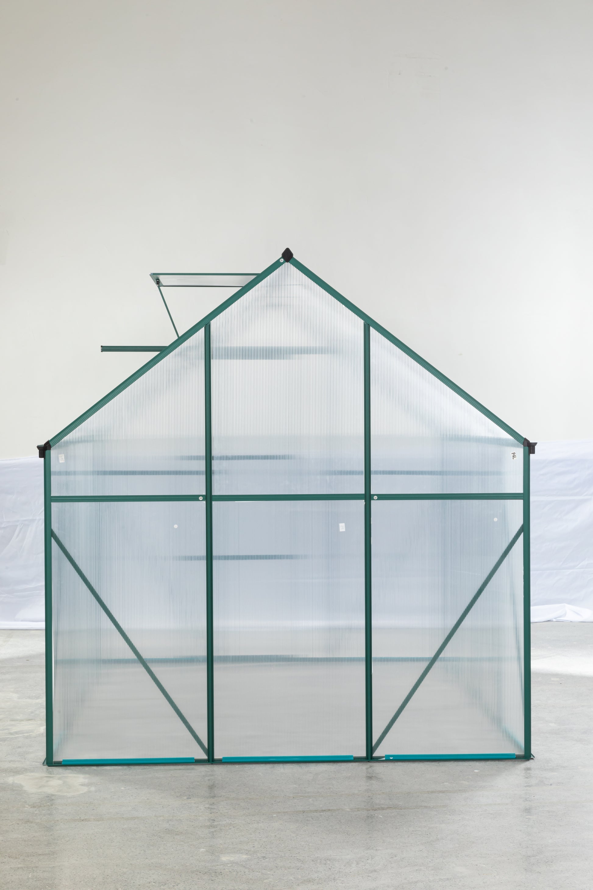 Green 6 X 8 Ft Outdoor Patio Greenhouse Green Aluminum