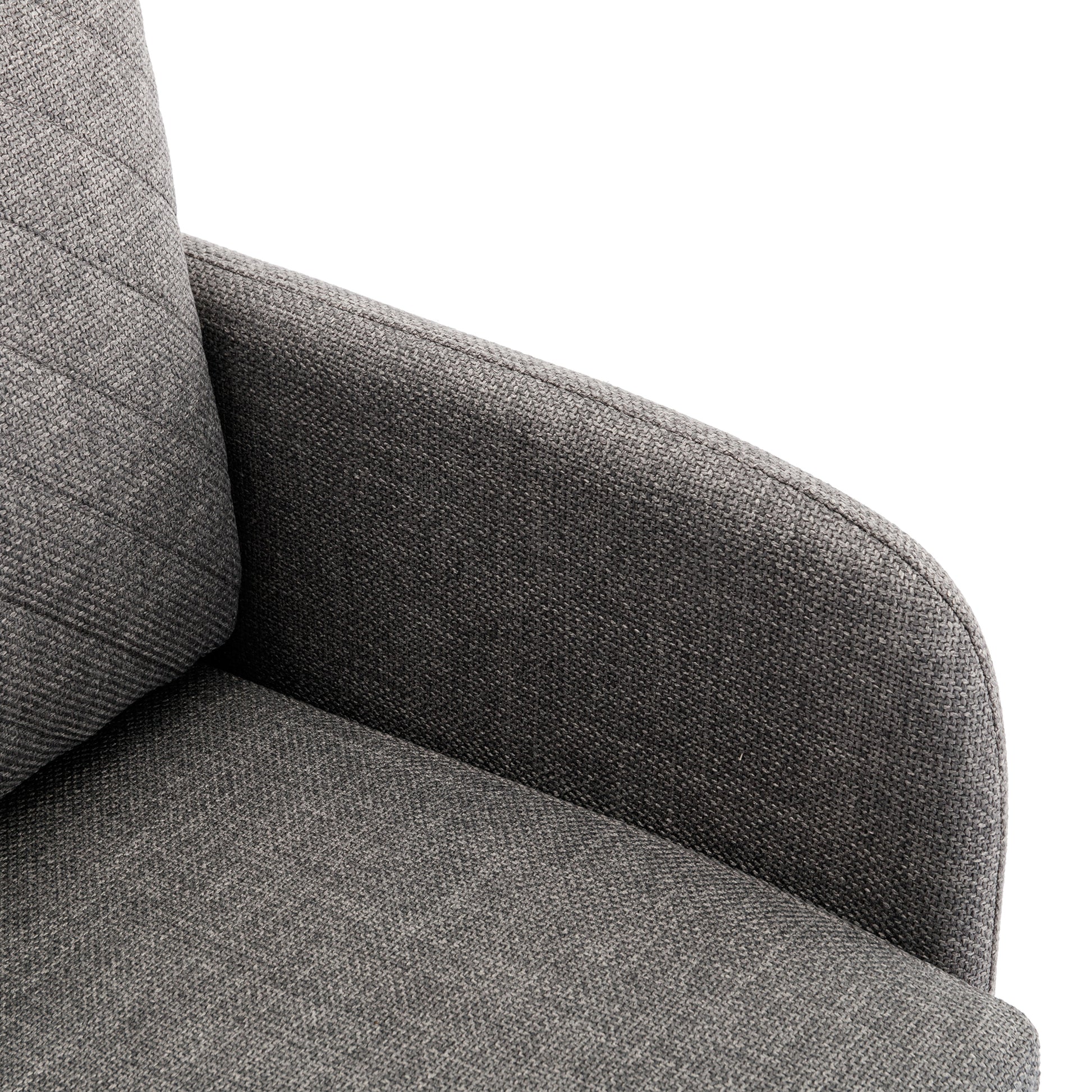 Coolmore Convertible Sleeper Sofa Bed, Modern Velvet Loveseat Couch With Pull Out Bed, Small Beautiful Seat Futon Sofa Bed With Headboard, 2 Pillows & Side Pockets For Living Room Light Grey Linen