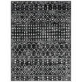 Moroccan Global Woven Area Rug Charcoal Polyester