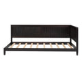 Twin Size Wood Daybed Sofa Bed, Espresso Espresso Solid Wood Mdf