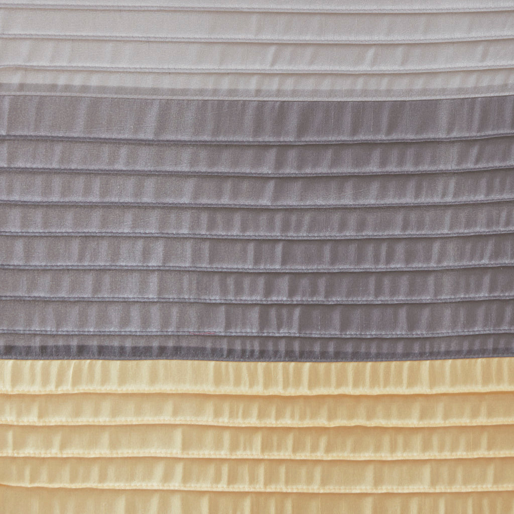 Faux Silk Shower Curtain Yellow Polyester