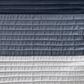 Faux Silk Shower Curtain Navy Polyester