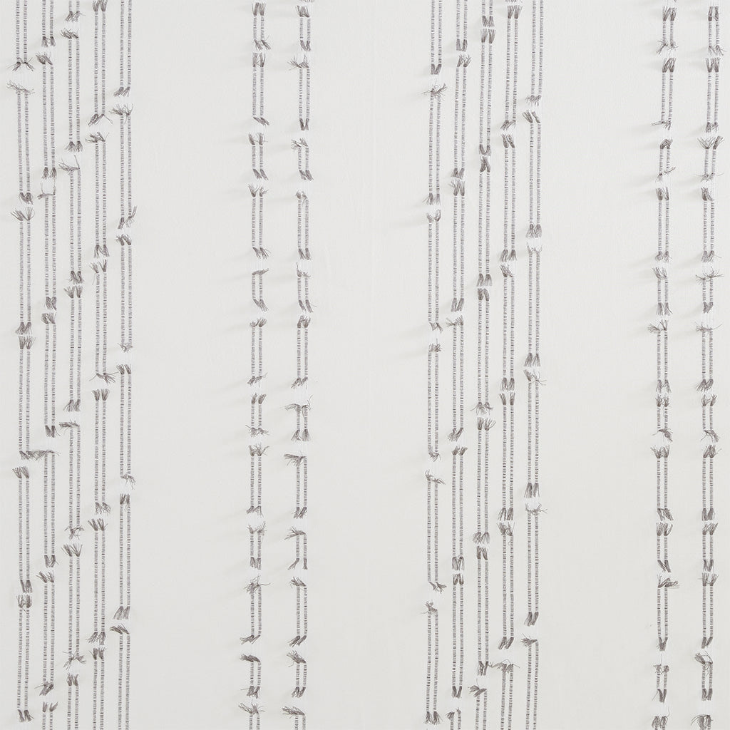 Cotton Jacquard Shower Curtain Ivory Cotton