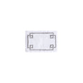 Cotton Tufted Bath Rug 20X30 White Cotton