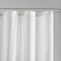 Ombre Printed Seersucker Shower Curtain Grey Polyester