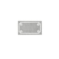 Cotton Tufted Bath Rug 24X40 Grey Cotton