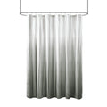 Ombre Printed Seersucker Shower Curtain Grey Polyester