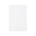 100% Cotton Chenille Chain Stitch Rug White Cotton