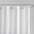 Ombre Printed Seersucker Shower Curtain Blue Polyester