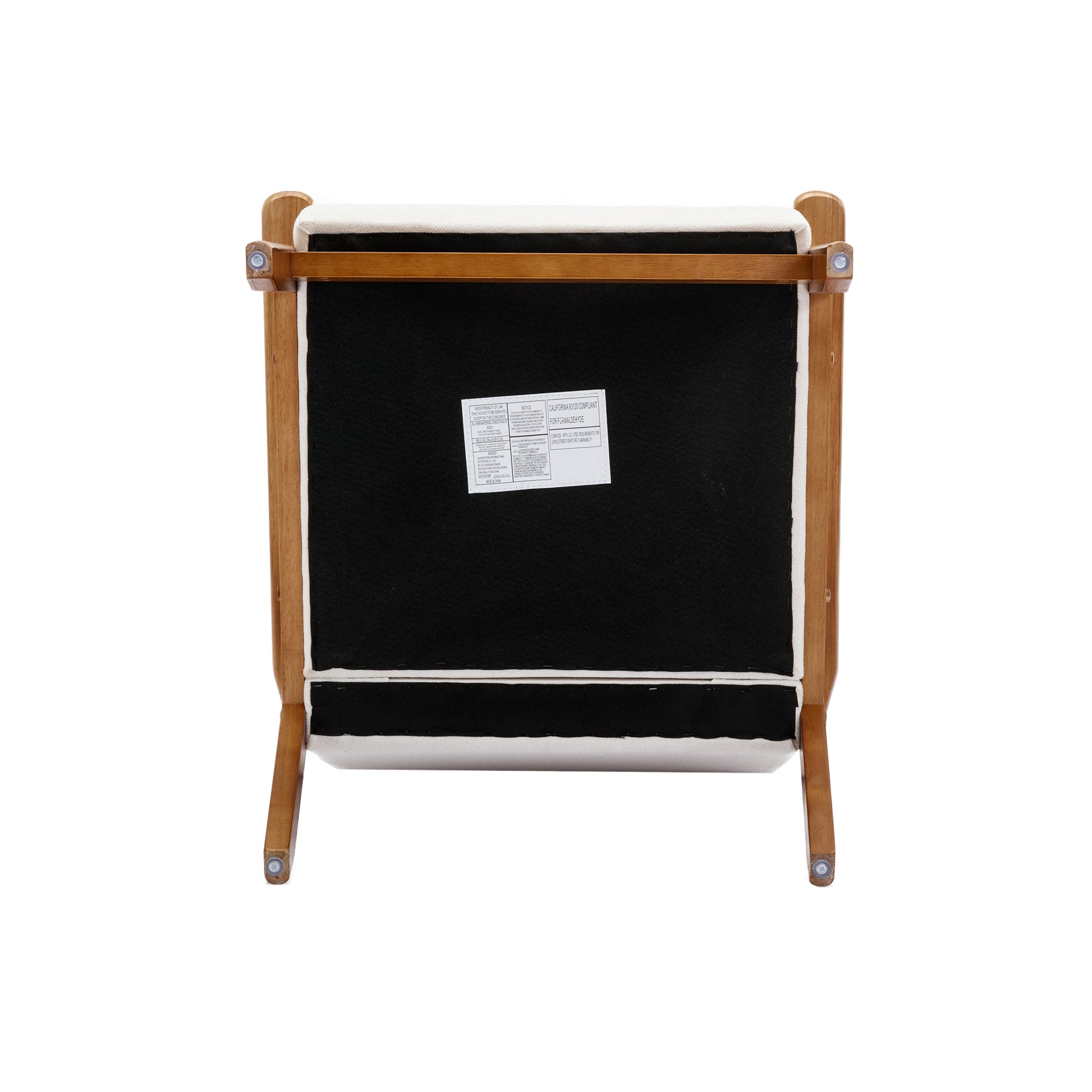 Leisure Chair With Solid Wood Armrest And Feet, Mid Century Modern Accent Chair, For Living Room Bedroom Studio Chair Beige Linen