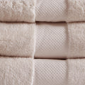 Cotton 6 Piece Bath Towel Set Blush Cotton