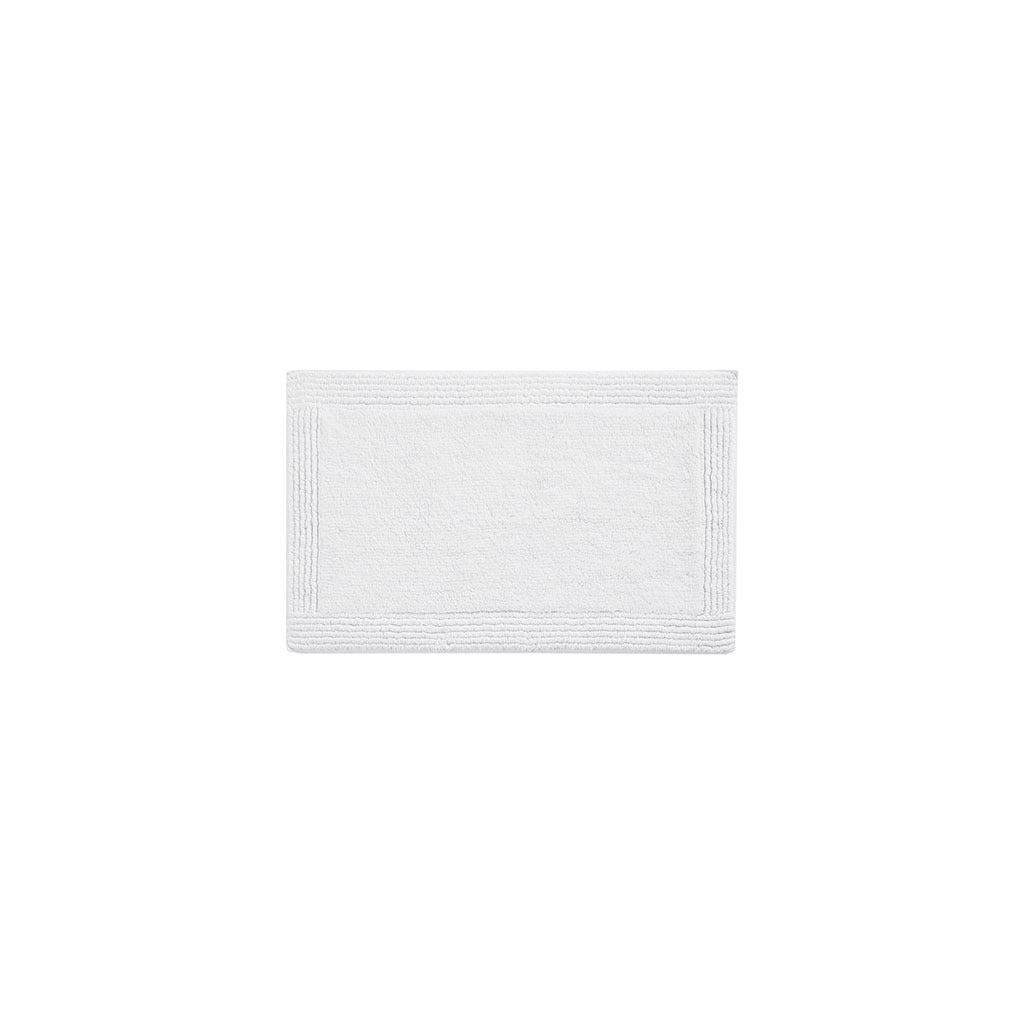 100% Cotton Tufted 3000 Gsm Reversible Bath Rug White Cotton