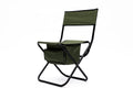 2 Piece Folding Outdoor Chair With Storage Bag, Portable Chair For Indoor, Outdoor Camping, Picnics And Fishing,Green Green Steel