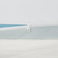 All Season Reversible Hypoallergenic Cooling Mattress Topper White Polyester
