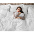 Cotton Down Alternative Featherless Comforter Full White Cotton