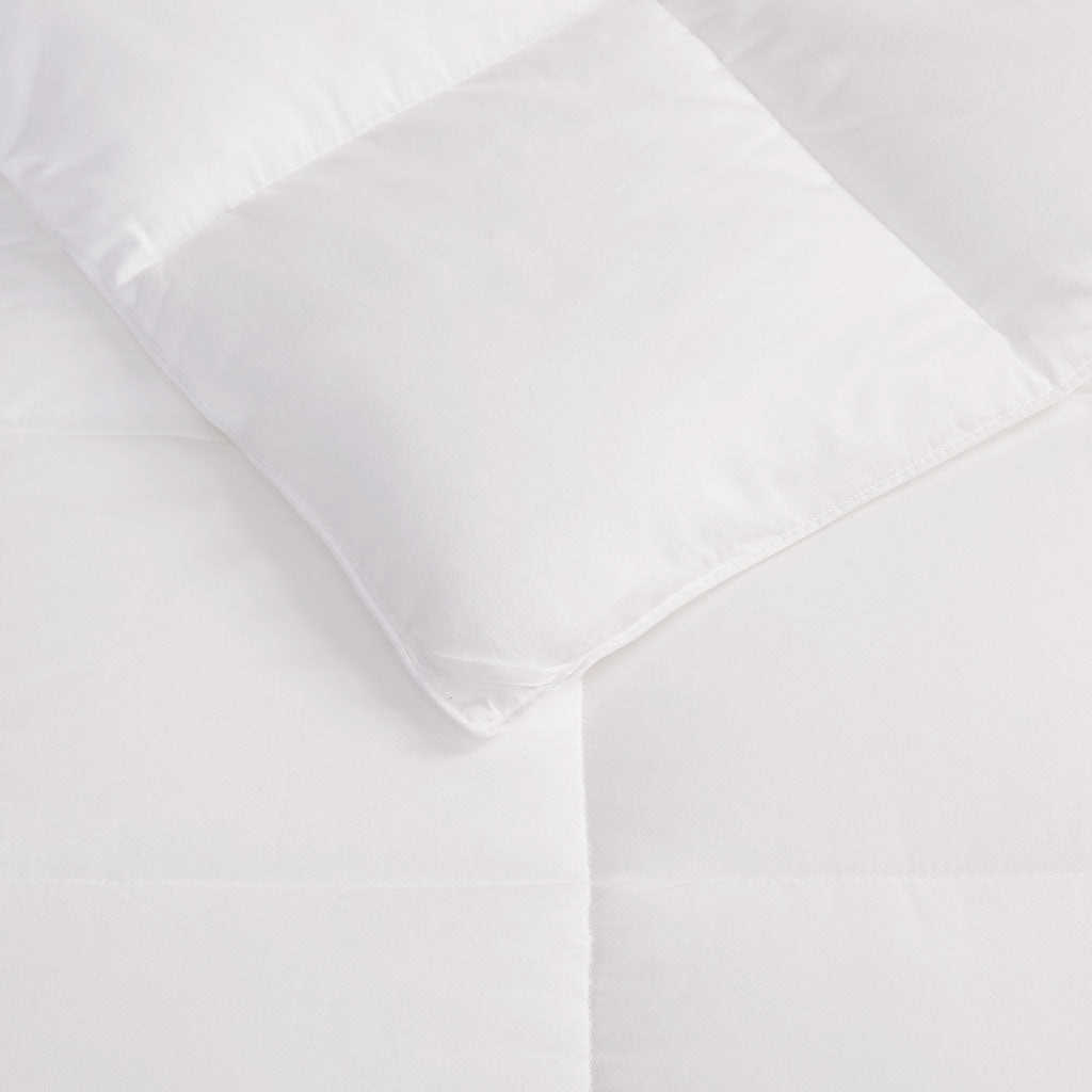Cotton Down Alternative Featherless Comforter Twin White Cotton