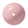 Ceramic Countertop Art Wash Basin, Vessel Sink Matt Light Pink Pink Ceramic