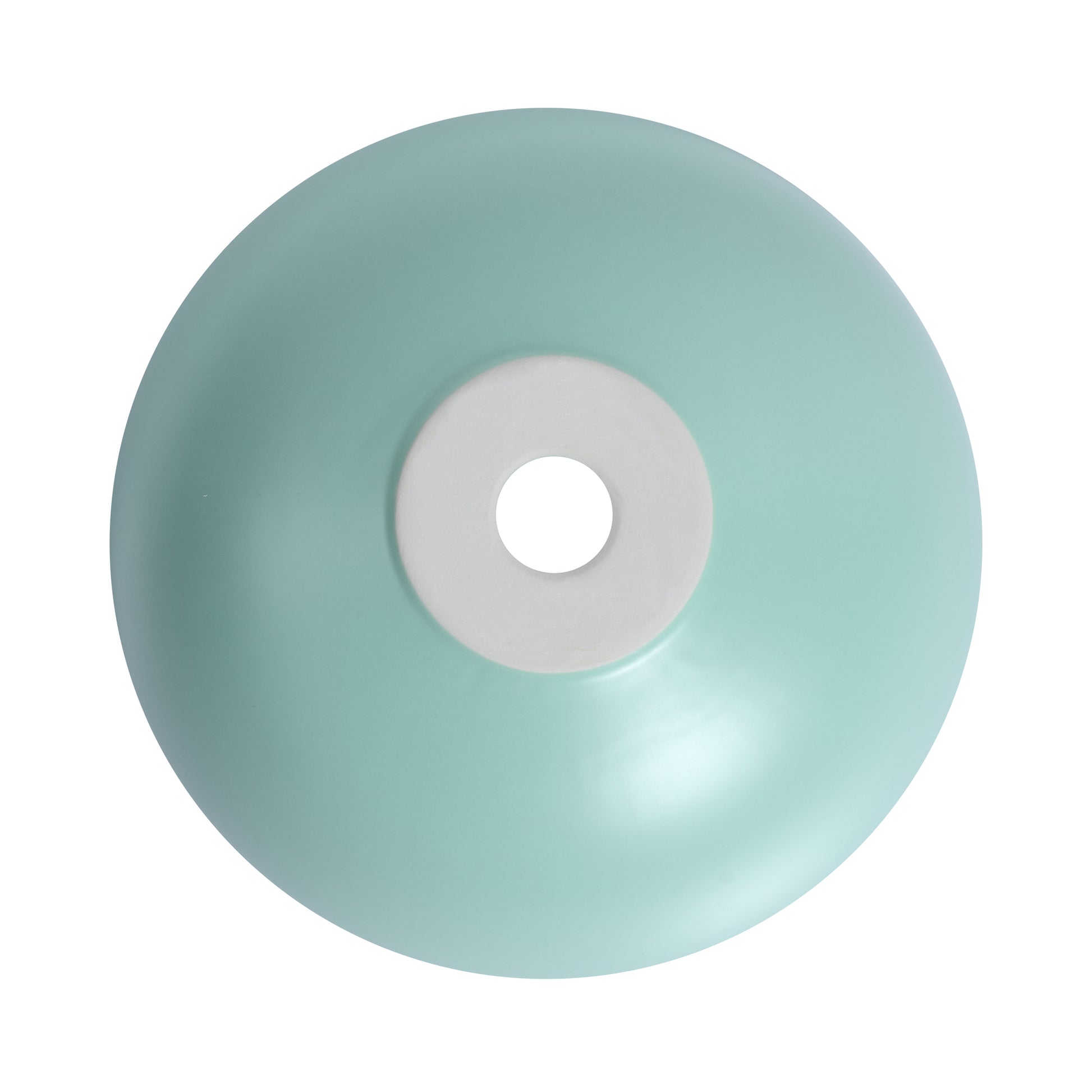 Ceramic Countertop Art Wash Basin, Vessel Sink Matt Light Green Light Green Ceramic