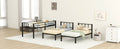 Twin Over Twin & Twin Bunk Beds For 3, Twin Xl Over Twin & Twin Bunk Bed Metal Triple Bunk Bed, Black Pre Sale Date: June 10Th Black Metal