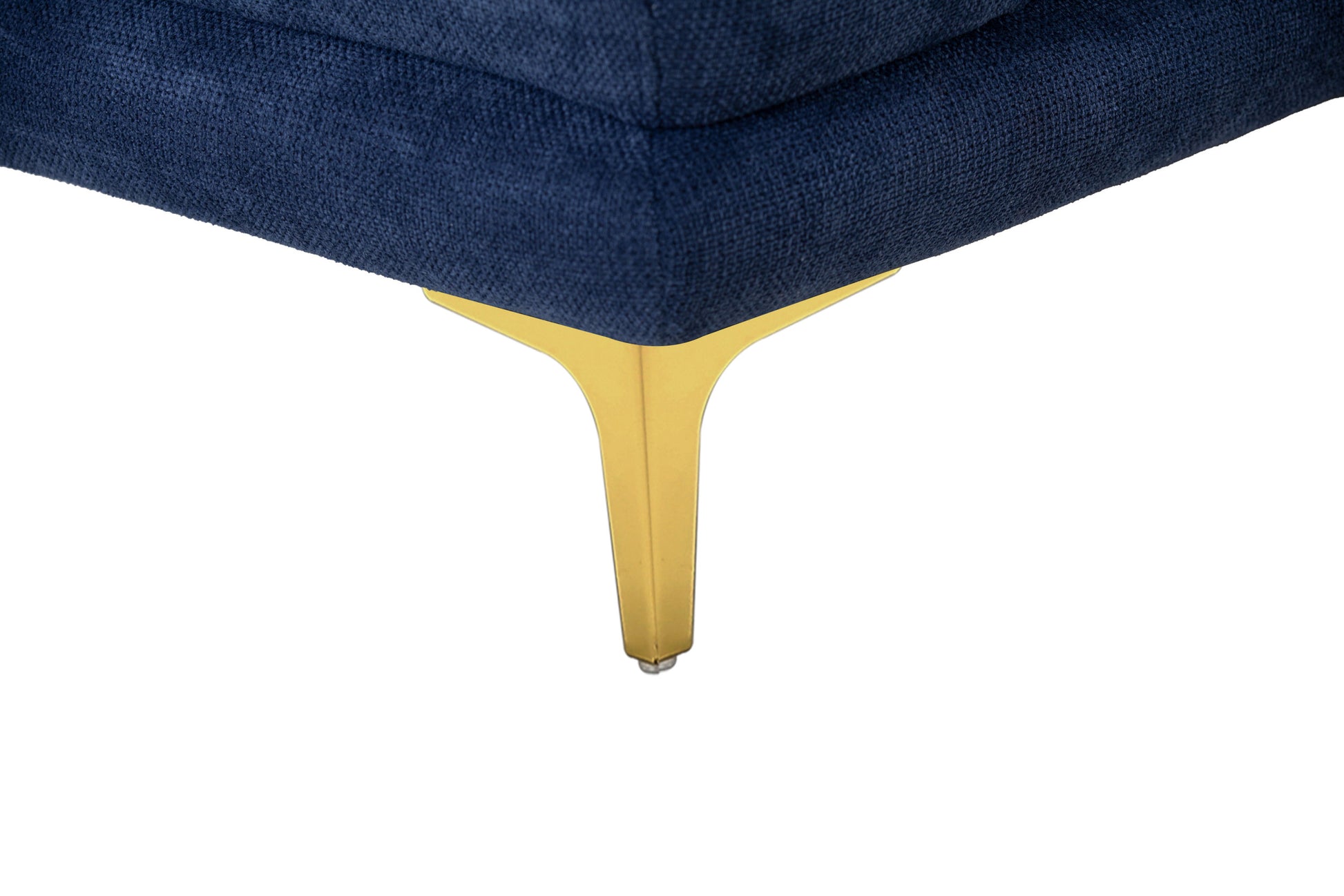 108.3'' Modern Sofa Couch 4 Seater Fabric Sofa For Livingroom Office Blue Blue Fabric