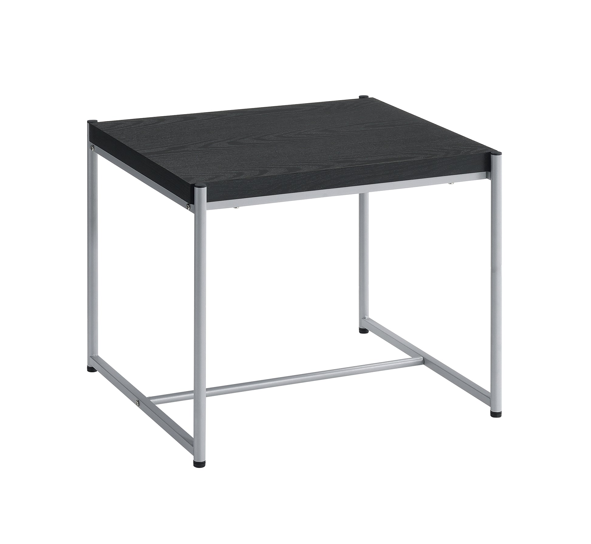 Lennox 3 Piece Black Coffee And End Table Set Black Mdf