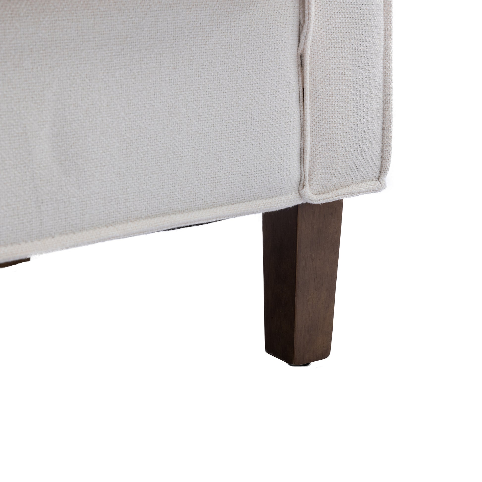 Coolmore Accent Chair With Ottoman, Mid Century Modern Barrel Chair Upholstered Club Tub Round Arms Chair For Living Room Beige Linen