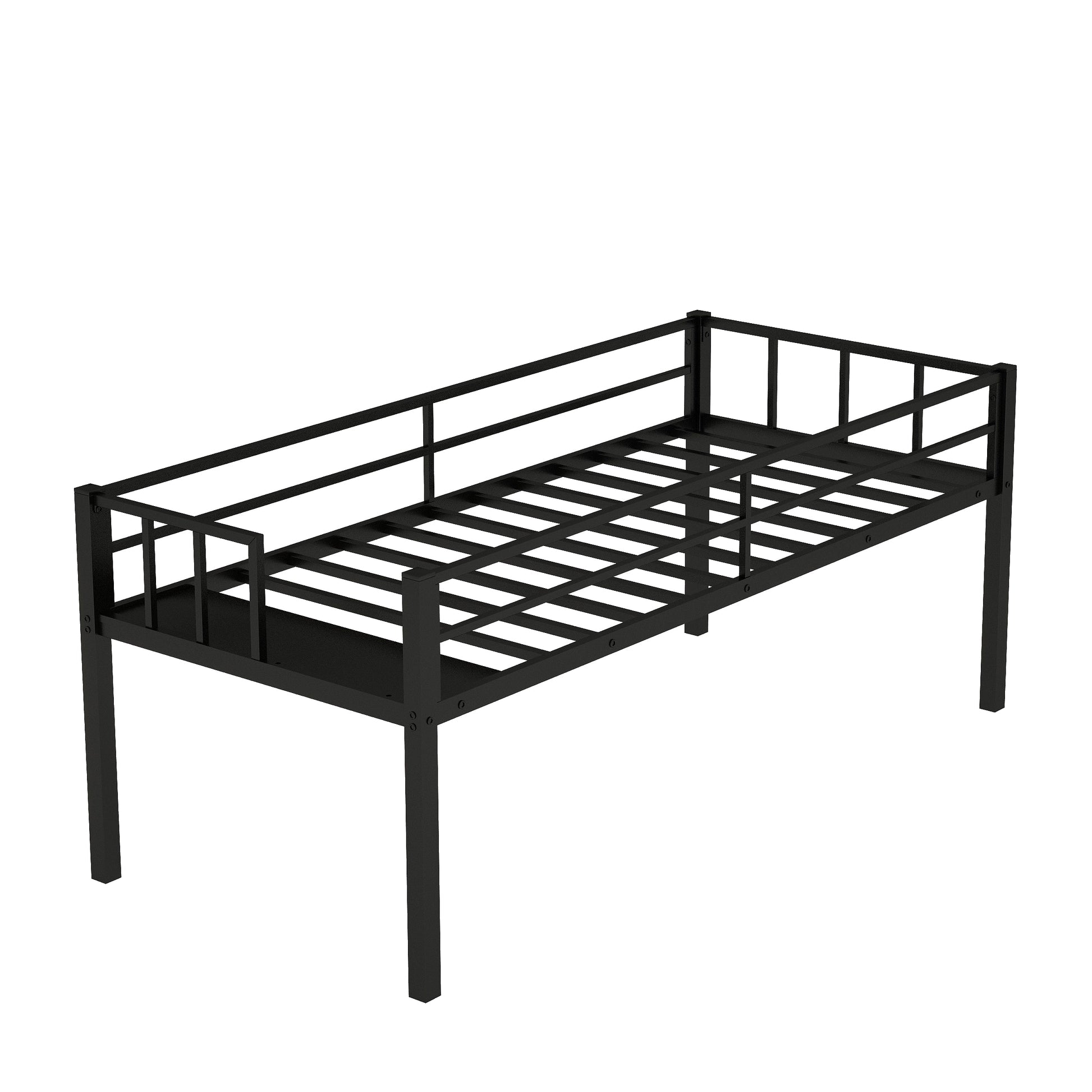 Twin Over Twin & Twin Bunk Beds For 3, Twin Xl Over Twin & Twin Bunk Bed Metal Triple Bunk Bed, Black Pre Sale Date: June 10Th Black Metal