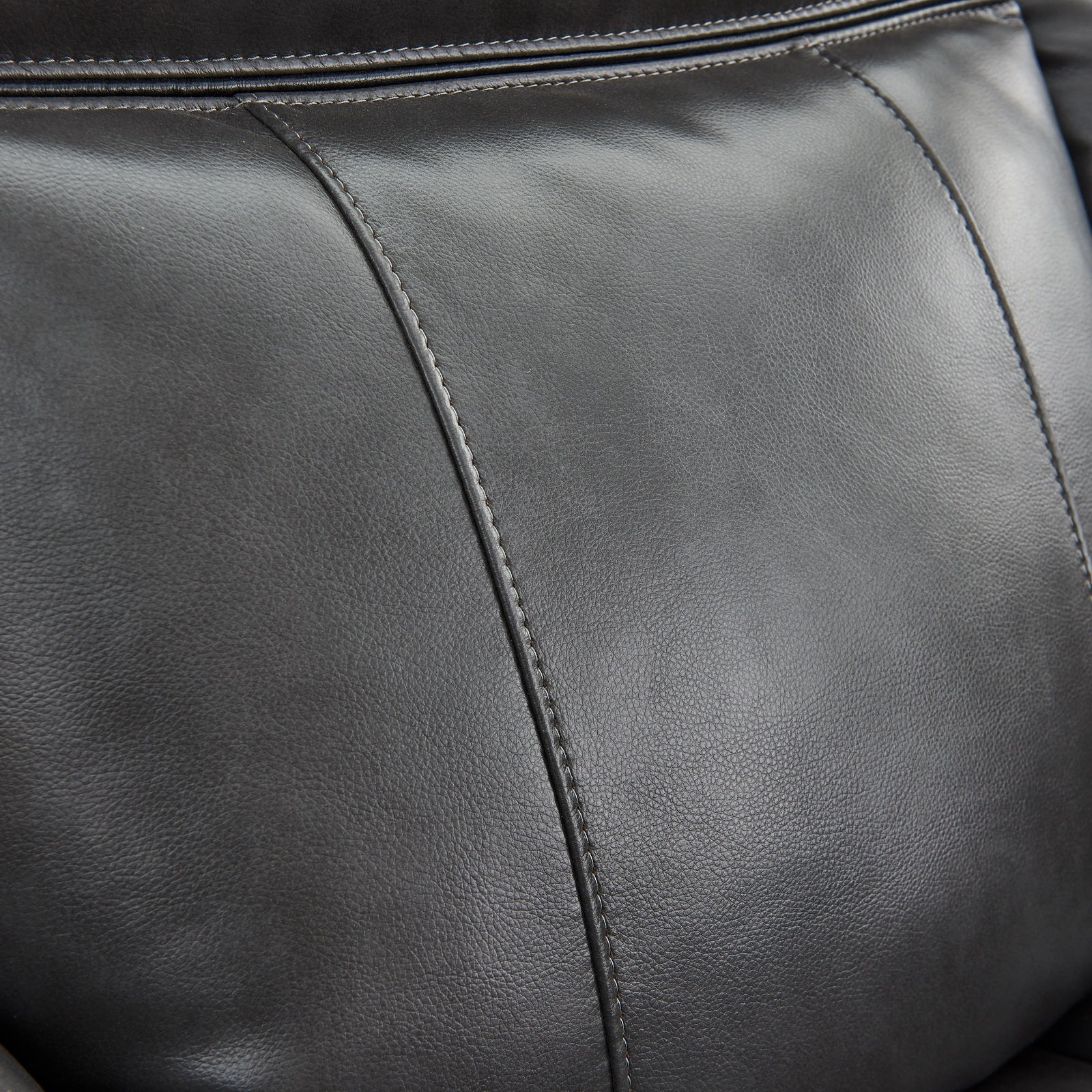 Le152 Power Reclining Sectional Gray W Led Strip Gray Technical Leather