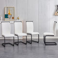 Table And Chair Set, 1 Table With 4 White Chairs. 0.4 
