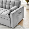 Sleeper Sofa Couch W Pull Out Bed, 55