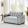 Sleeper Sofa Couch W Pull Out Bed, 55