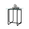 Modern Tempered Glass Coffee Table End Table Side Table For Living Room,Bedroom, Transparent Transparent Tempered Glass