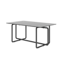 Modern Tempered Glass Tea Table Coffee Table, Table For Living Room,Black Black Tempered Glass