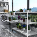 5 Tier 6000Lbs Heavy Duty Adjustable Storage Rack Metal Shelf Wire Shelving Unit With Wheels & Shelf Liners 82