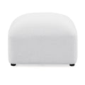 Ottoman For Modular Sofa White Foam