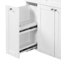 30 Inch White Bathroom Vanity With Ceramic Sink Combo, Abundant Storage Cabinet 2 Soft Close Doors And Double Tier Deep Drawer White Bathroom Mdf