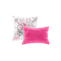 Floral Comforter Set Twin Pink Polyester
