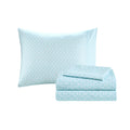 Boho Comforter Set With Bed Sheets Queen Navy Polyester